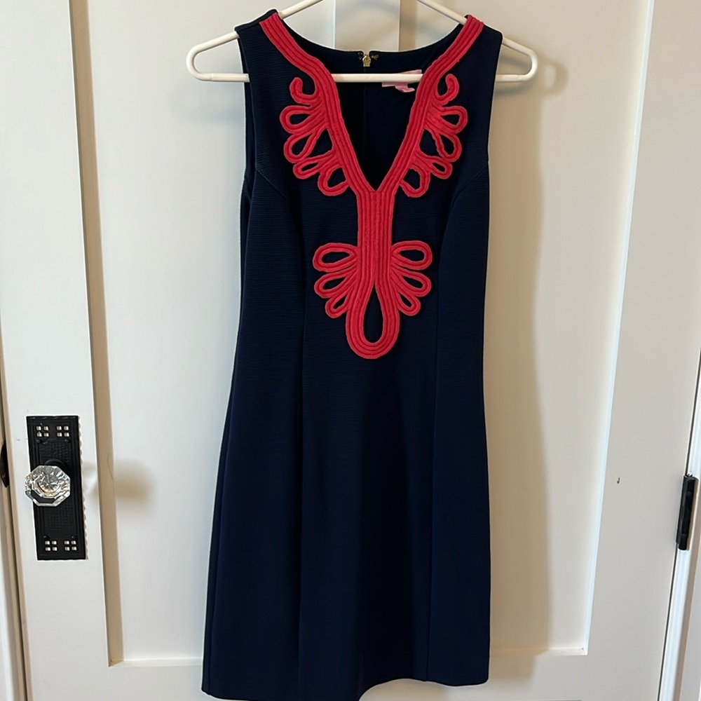 Lily Pulitzer navy dress, Size XS